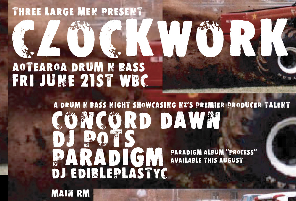 Clockwork Poster and Flyer Design