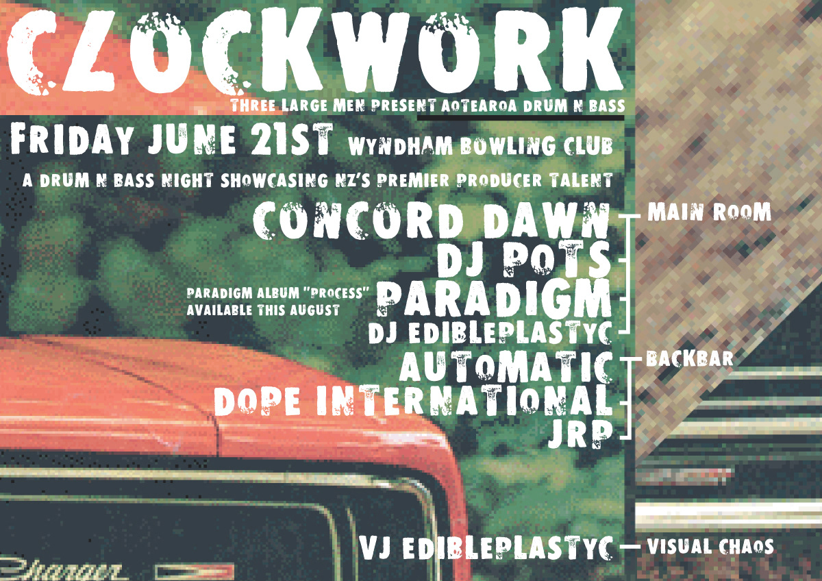 Clockwork Poster and Flyer Design