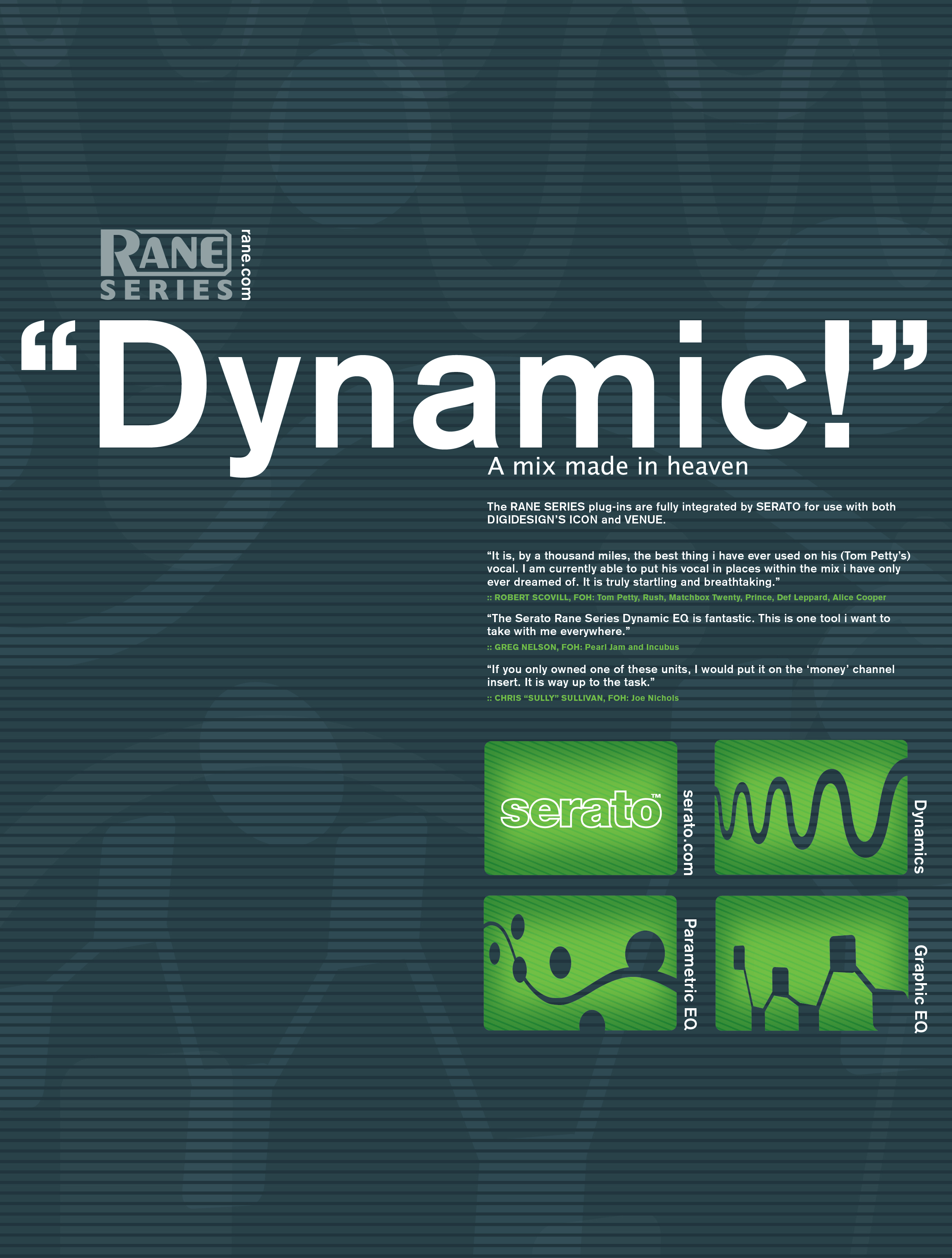 Rane Series Magazine Ads