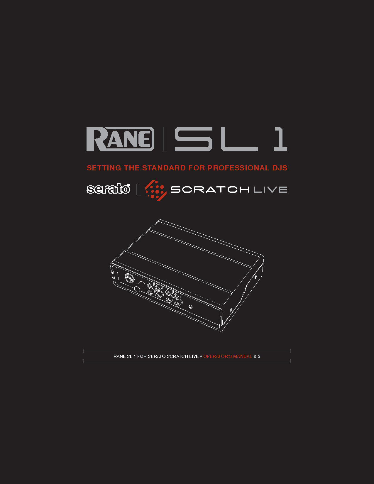 Scratch Live Manual Design
