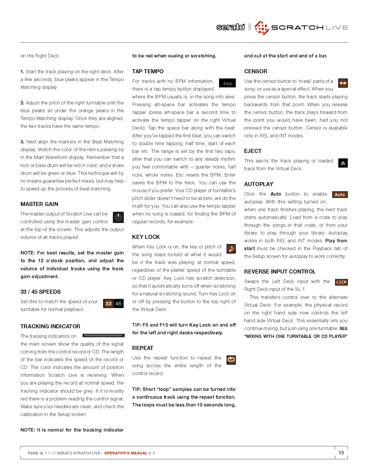 Scratch Live Manual Design