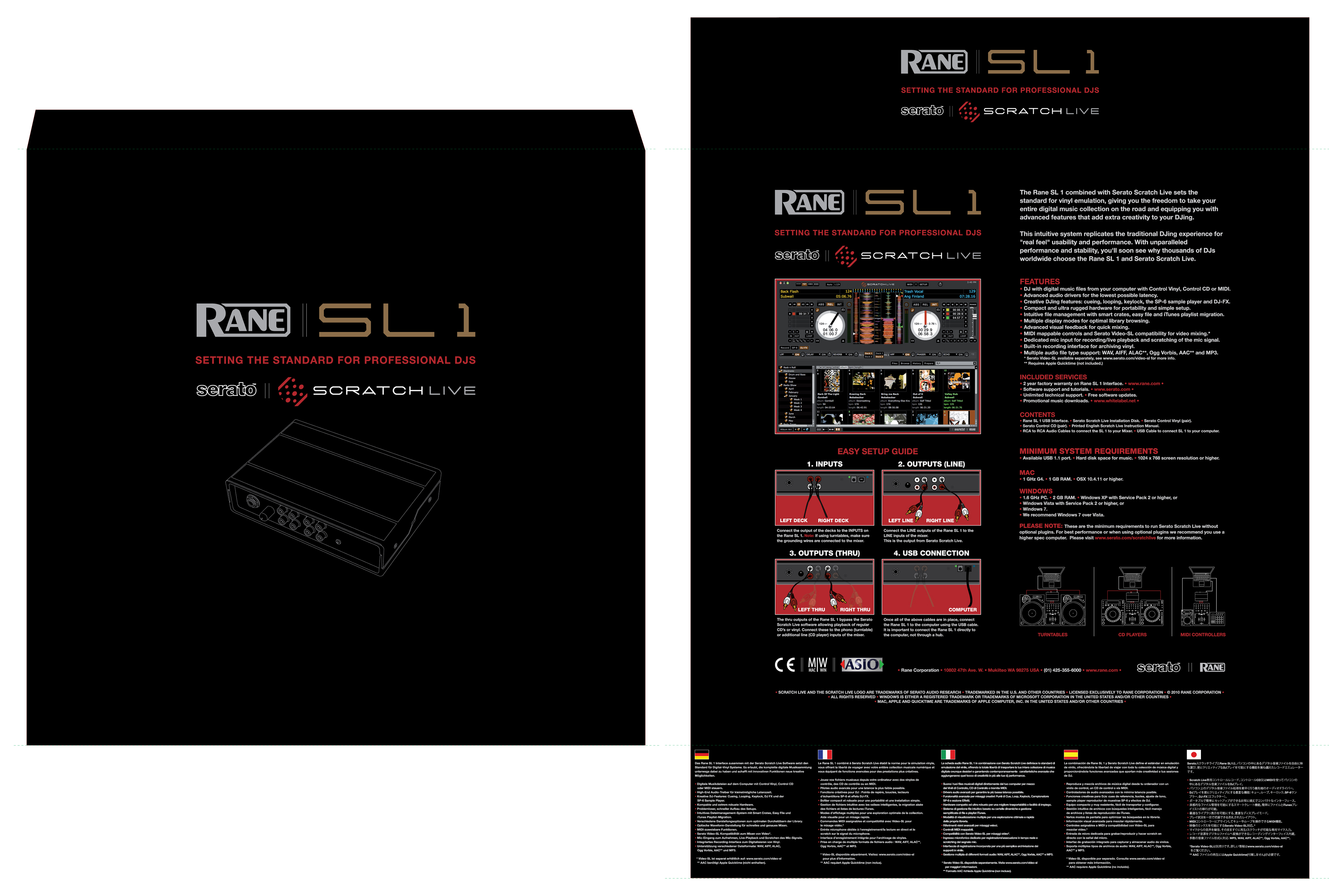 Scratch Live Outer Box Packaging