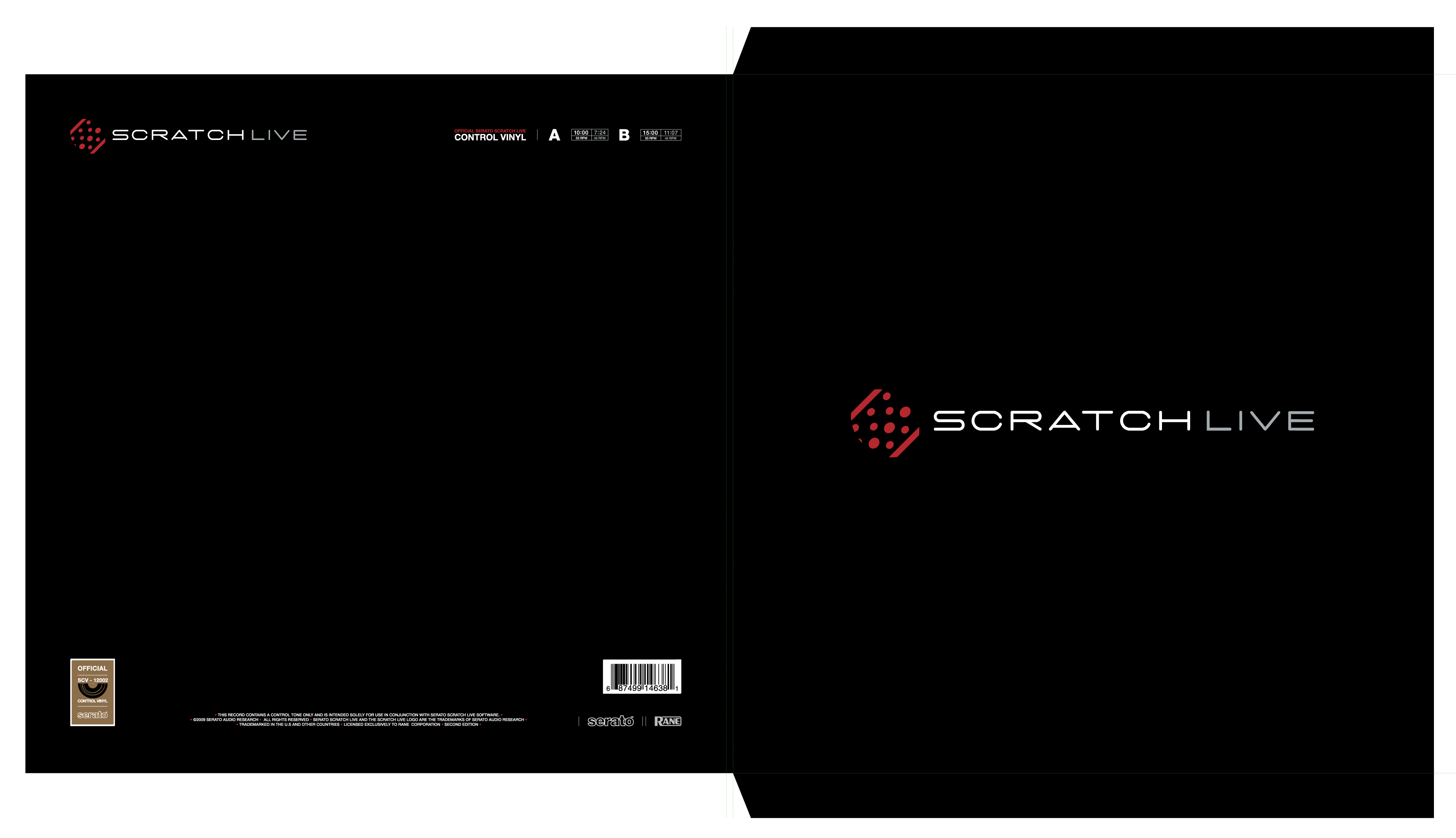 Scratch Live Vinyl / CD Sleeve Design