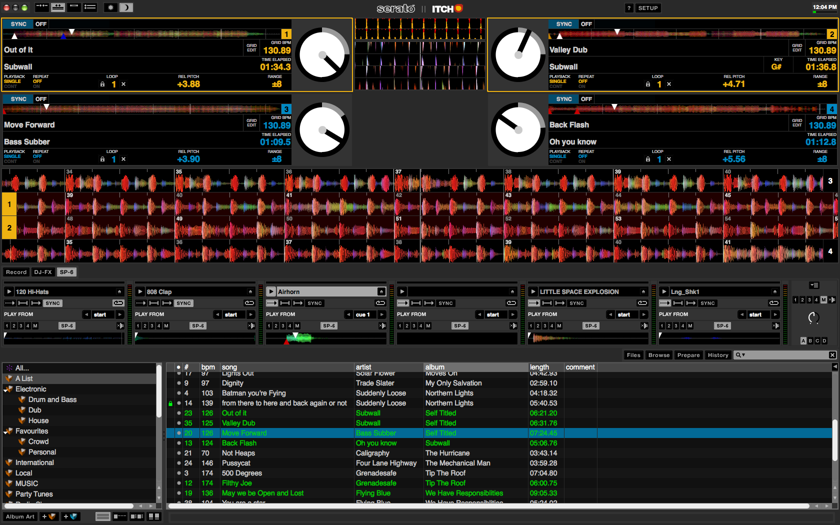 Serato ITCH User Interface