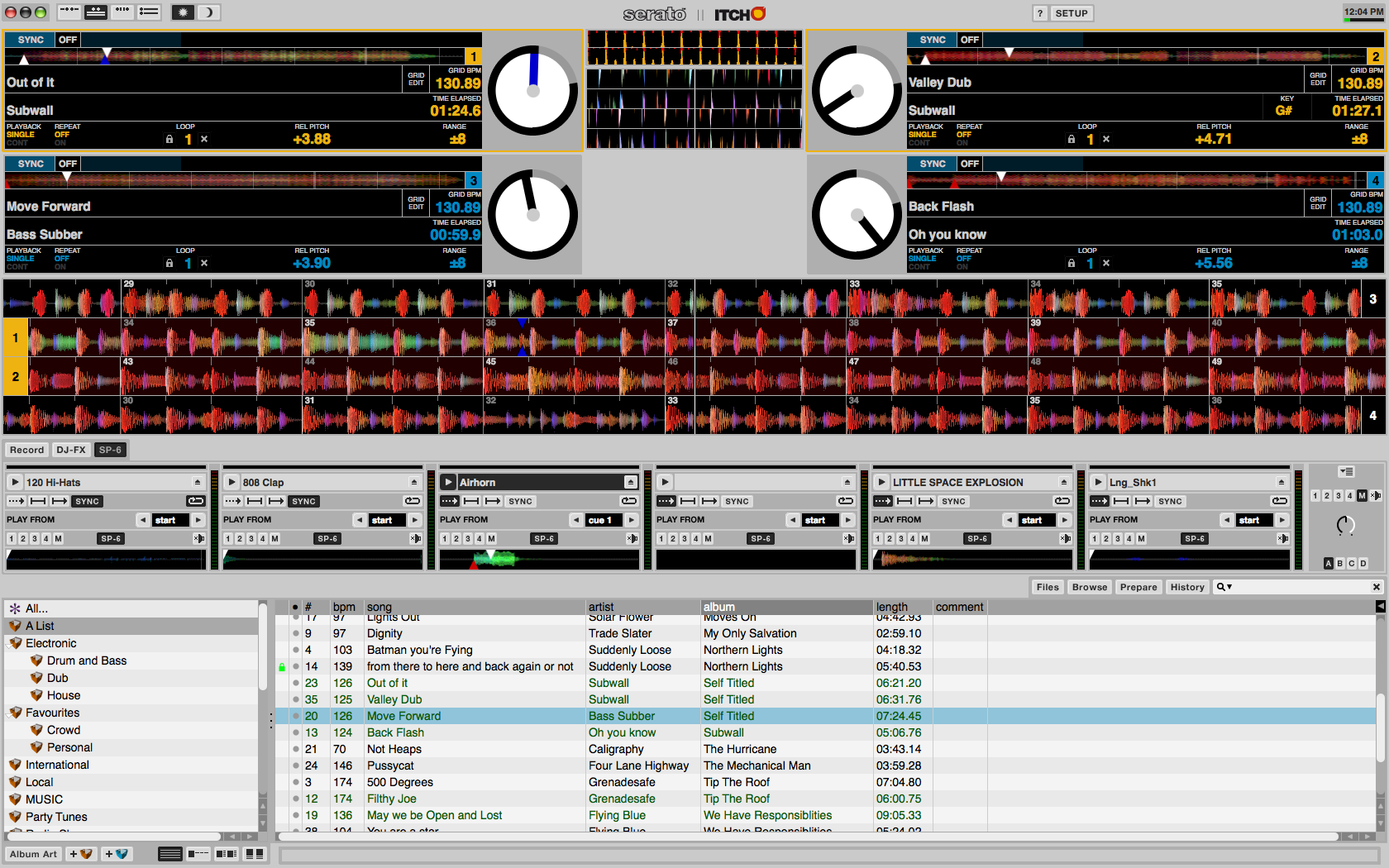 Serato ITCH User Interface
