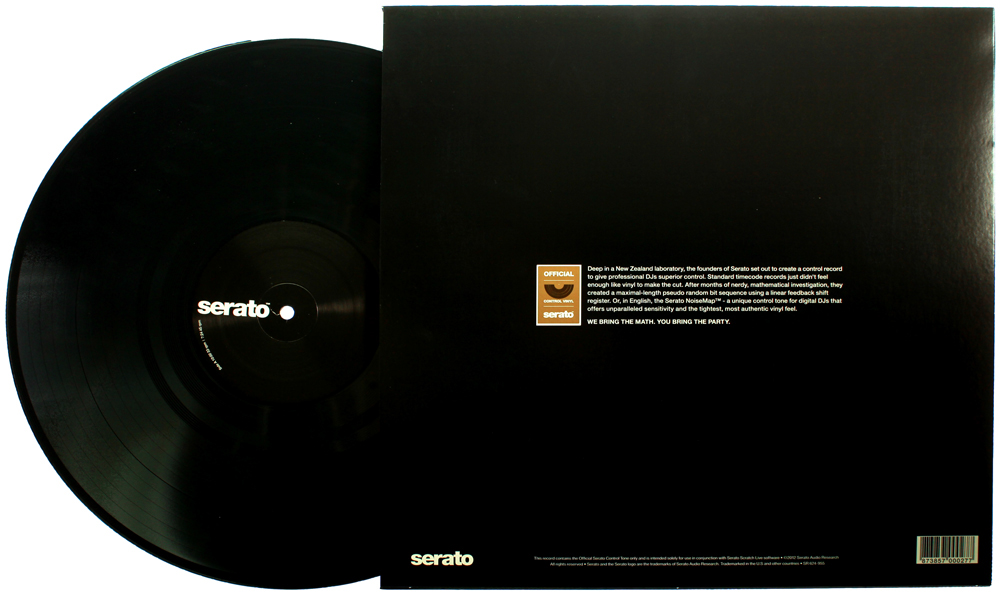 Serato Performance Vinyl Sleeve Design