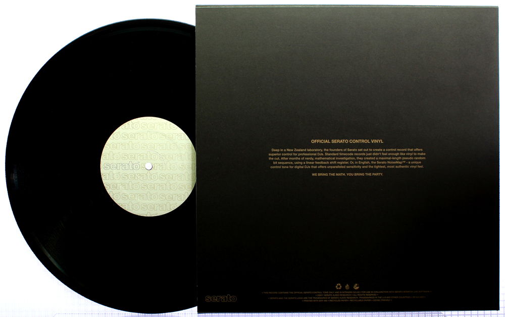 Serato Performance Vinyl Sleeve Design