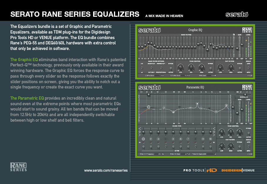 Serato Products Promotional Postcard Design