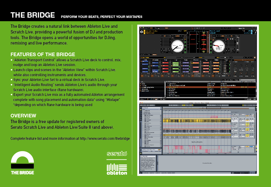 Serato Products Promotional Postcard Design