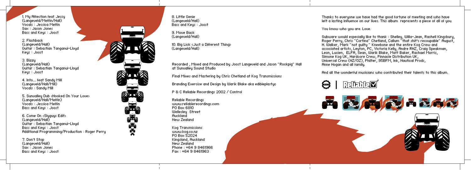 Subware Album Design
